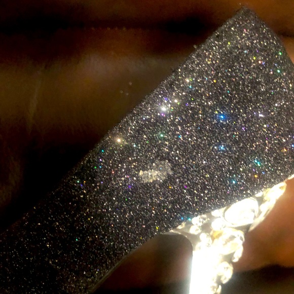 Celeste size 10 black with silver heels - Picture 7 of 7